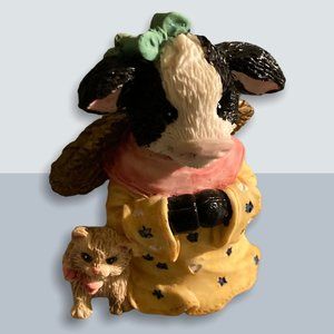 Vintage, Two Cow Angel Collection Figurines #30300